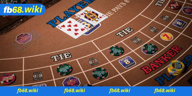 Một số thuật ngữ trong Baccarat FB68